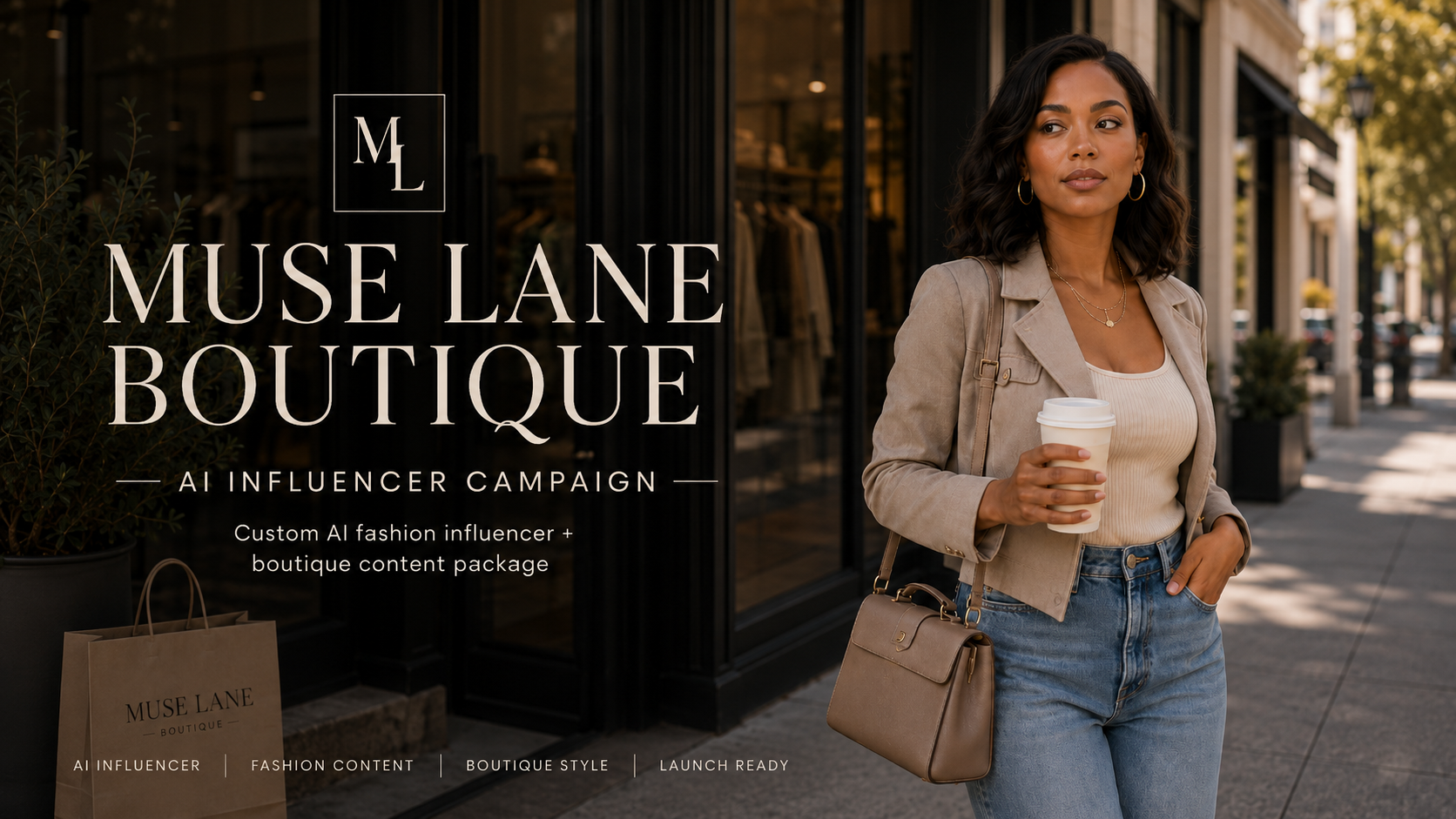 Muse Lane Boutique AI influencer campaign preview